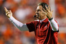 AUBURN, AL - NOVEMBER 26:  Head coach Nick Saban of the Alabama Crimson Tide yells to his defense against the Auburn Tigers at Jordan-Hare Stadium on November 26, 2025 in Auburn, Alabama.  (Photo by Kevin C. Cox/Getty Images)