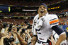 ATLANTA GA - DECEMBER 04:  Quarterback Cam Newton #2 of the Auburn Tigers celebrates after their 56-17 win over the South Carolina Gamecocks during the 2010 SEC Championship at Georgia Dome on December 4 2010 in Atlanta Georgia.  (Photo by Kevin C. Cox/Getty Images)